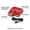 CARGADOR DE BATERÍAS M18 Y M12 MILWAUKEE - Imagen 2